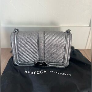 Rebecca Minkoff Elegant Black and Silver Bag